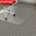 Sp Richards Lorell® Economy Office Chair Mat for Carpet - 60"L x 46"W, 95 mil Thick - Beveled - Clear LLR02158